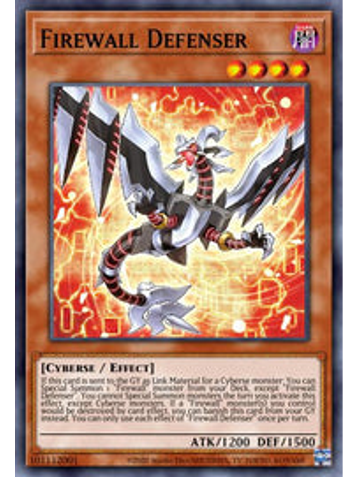 Firewall Defenser - CYAC-EN001 - Ultra Rare 1st Edition 1