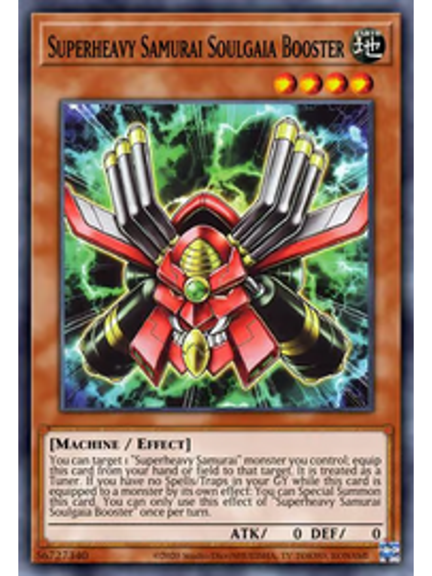 Superheavy Samurai Soulgaia Booster - CYAC-EN005 - Common 1st Edition 1