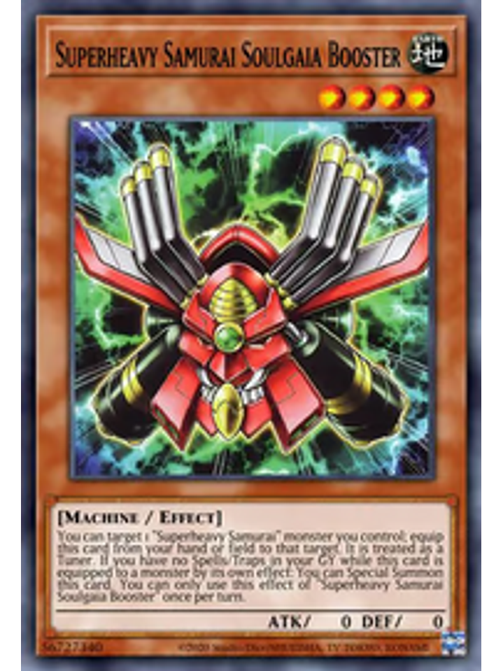 Superheavy Samurai Soulgaia Booster - CYAC-EN005 - Common 1st Edition 1