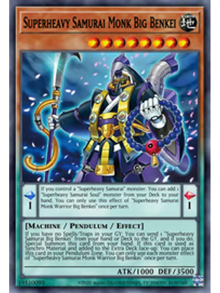 Superheavy Samurai Monk Big Benkei - CYAC-EN007 - Common 1st Edition 1