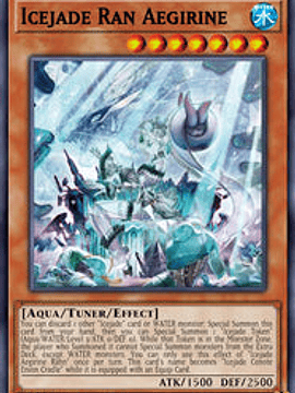 Icejade Ran Aegirine - CYAC-EN010 - Ultra Rare 1st Edition