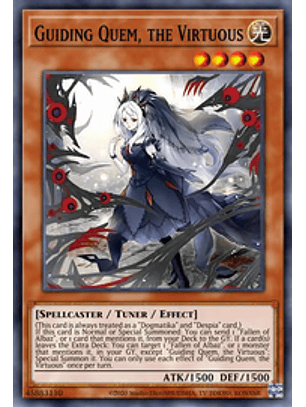 Guiding Quem, the Virtuous - CYAC-EN011 - Secret Rare 1st Edition