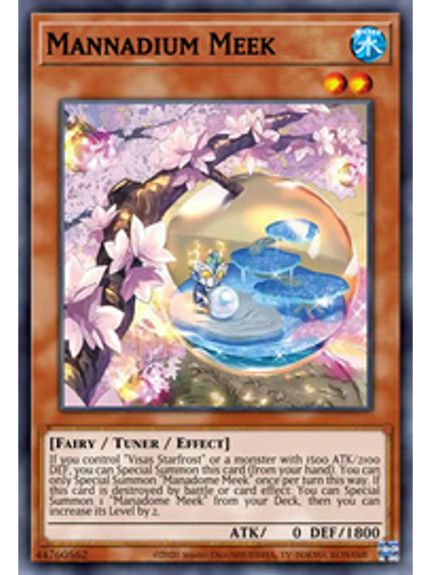 Mannadium Meek - CYAC-EN014 - Super Rare 1st Edition 1