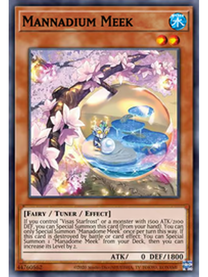 Mannadium Meek - CYAC-EN014 - Super Rare 1st Edition 1