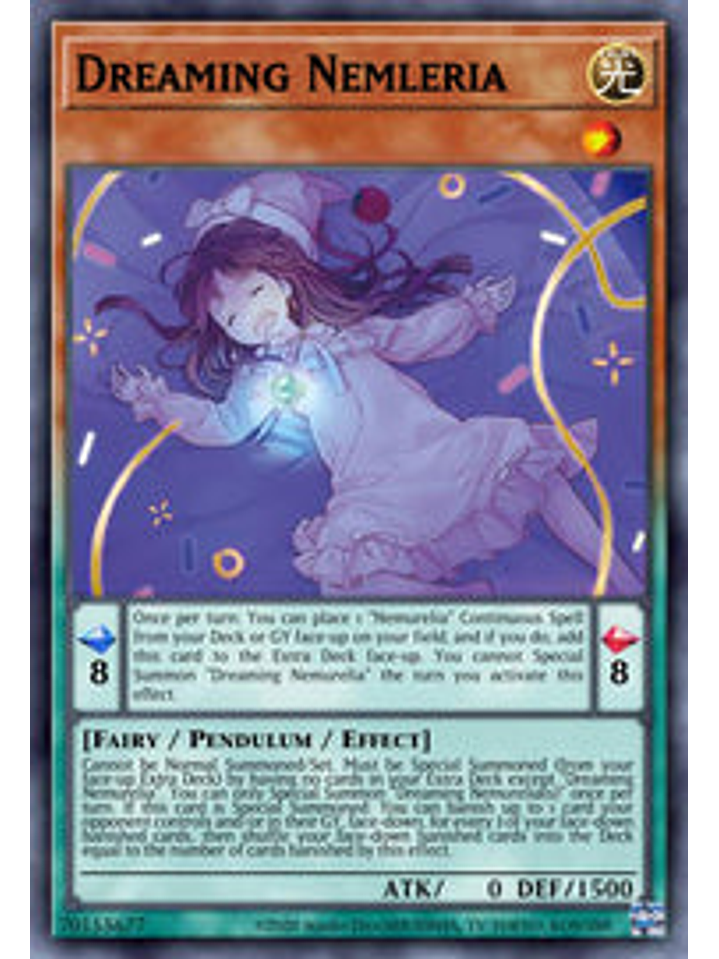 Dreaming Nemleria - CYAC-EN015 - Super Rare 1st Edition 1