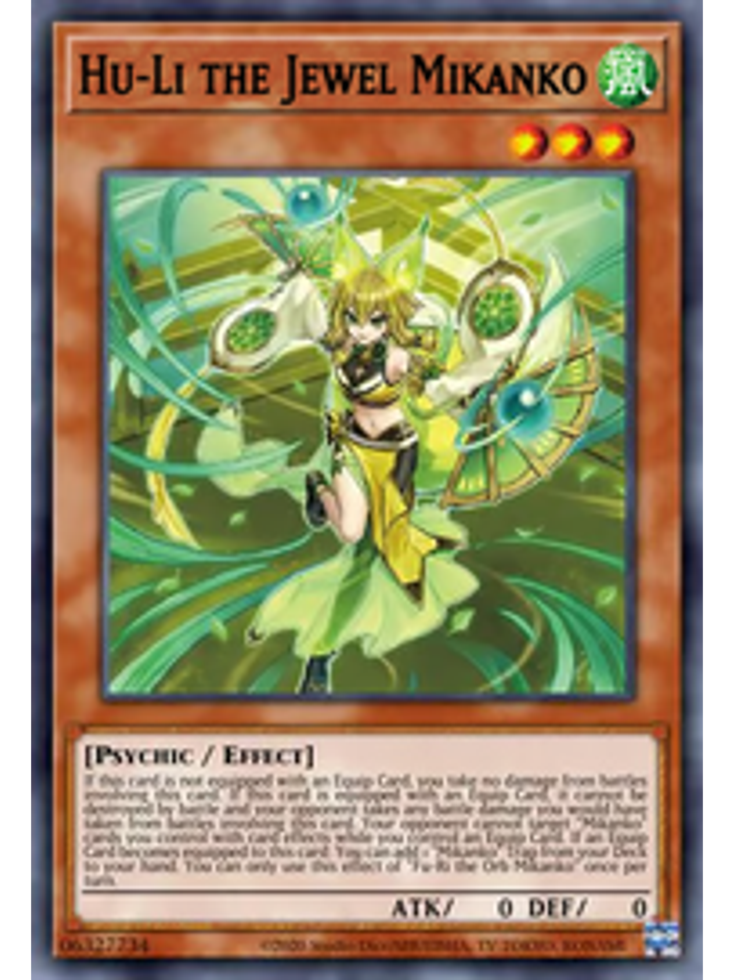 Hu-Li the Jewel Mikanko - CYAC-EN019 - Common 1st Edition 1