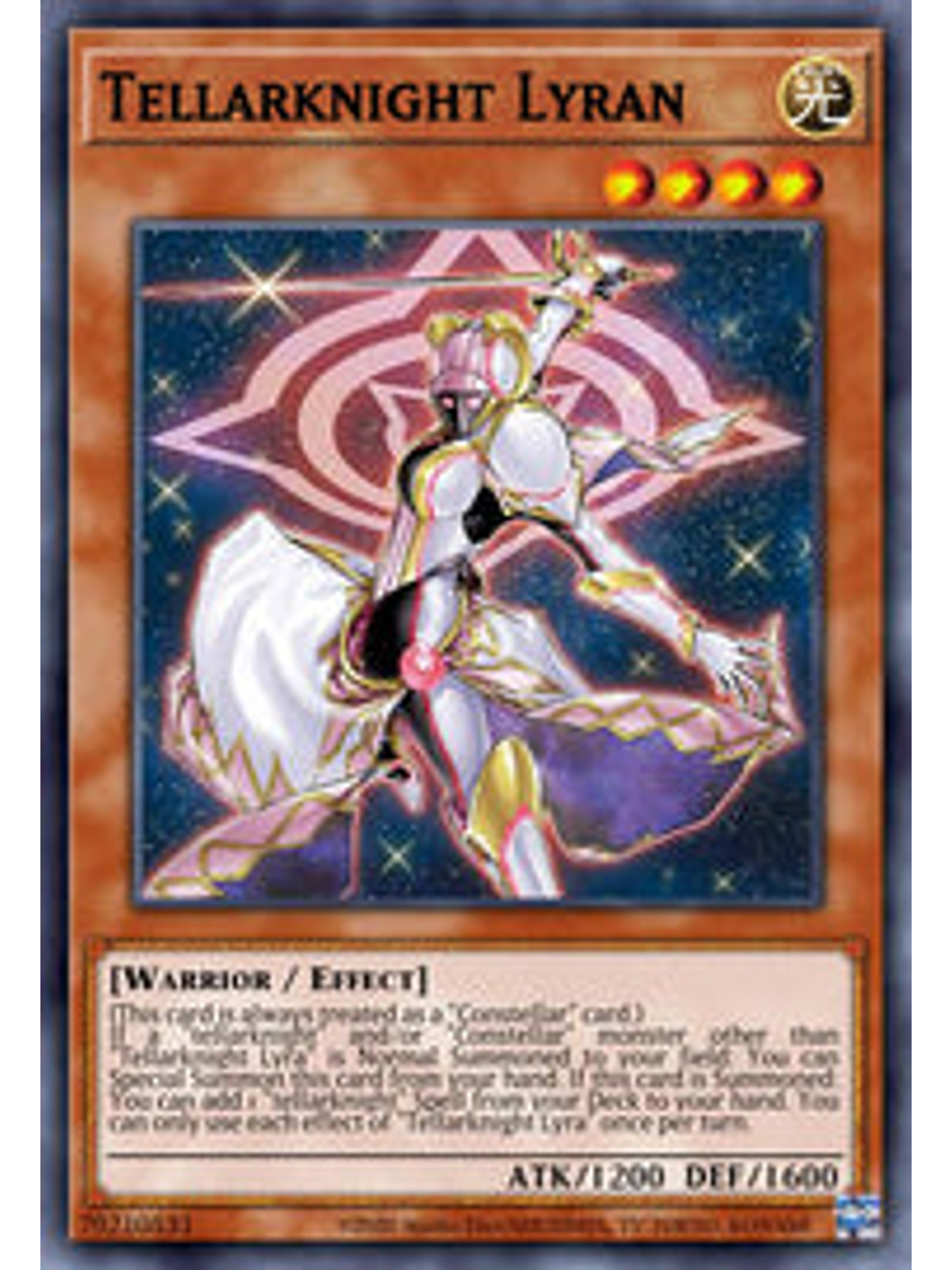 Tellarknight Lyran - CYAC-EN021 - Super Rare 1st Edition 1