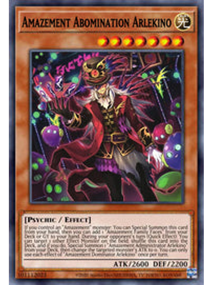 Amazement Abomination Arlekino - CYAC-EN023 - Common 1st Edition 1