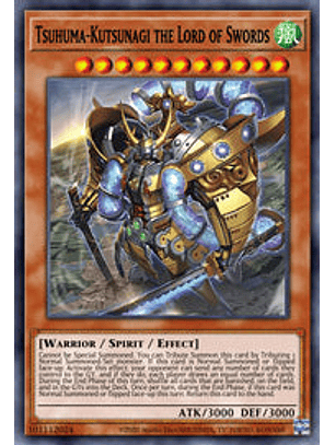 Tsumuha-Kutsunagi the Lord of Swords - CYAC-EN024 - Secret Rare 1st Edition