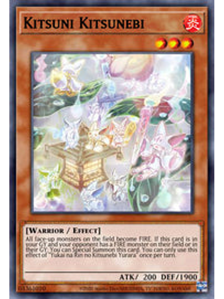 Kitsuni Kitsunebi - CYAC-EN028 - Common 1st Edition 1