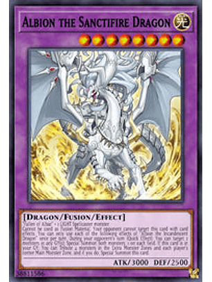 Albion the Sanctifire Dragon - CYAC-EN035 - Secret Rare 1st Edition
