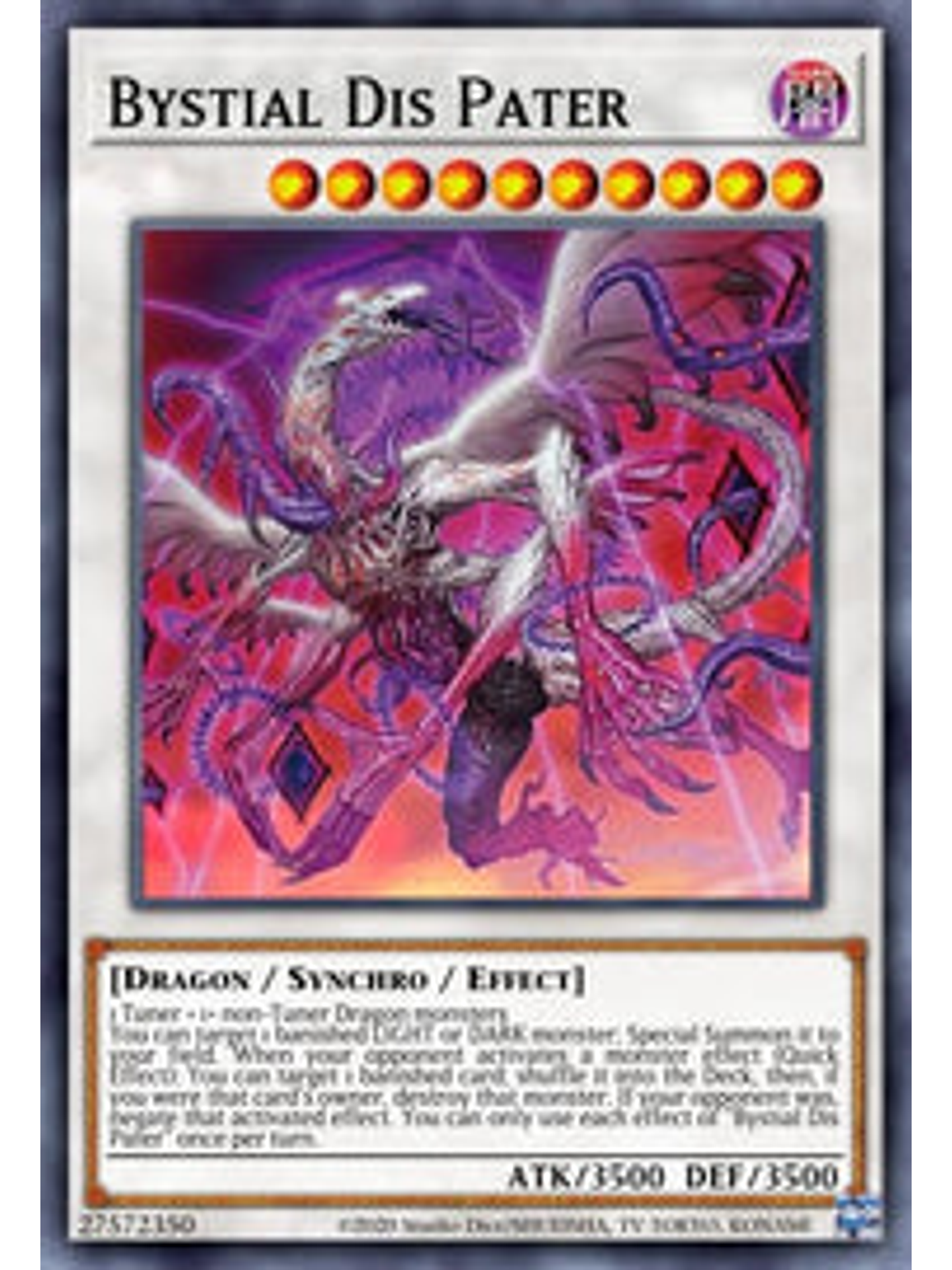 Bystial Dis Pater - CYAC-EN041 - Ultra Rare 1st Edition 1