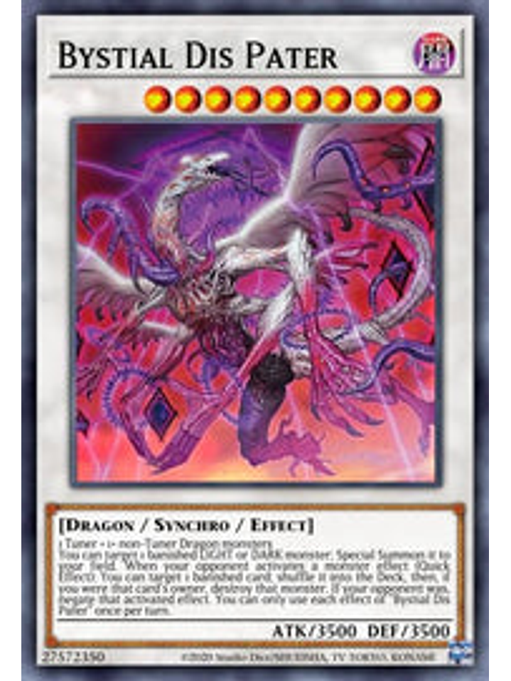 Bystial Dis Pater - CYAC-EN041 - Ultra Rare 1st Edition 1