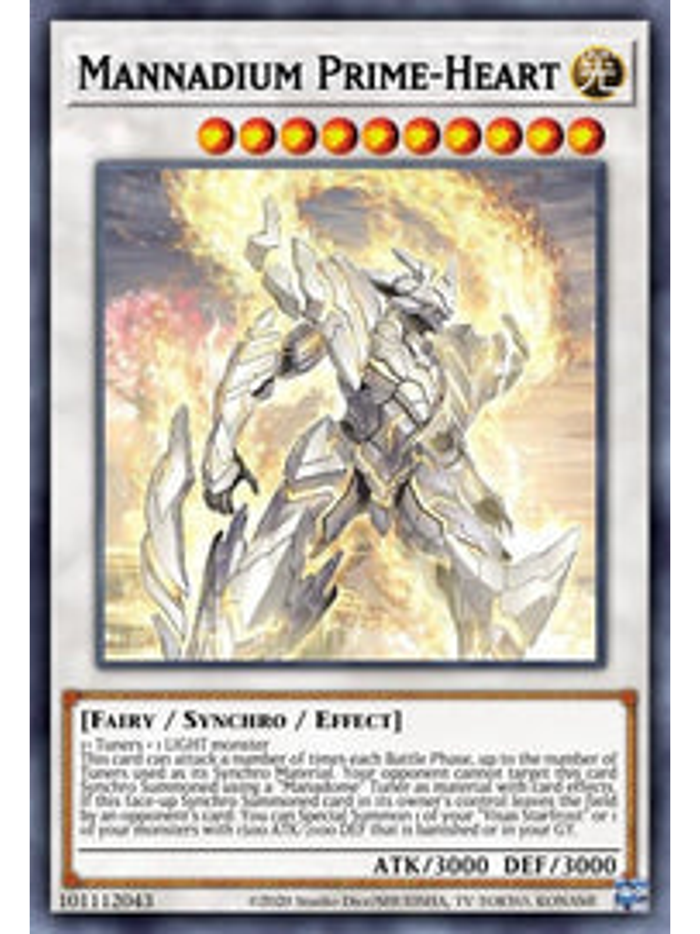 Mannadium Prime-Heart - CYAC-EN043 - Ultra Rare 1st Edition 1