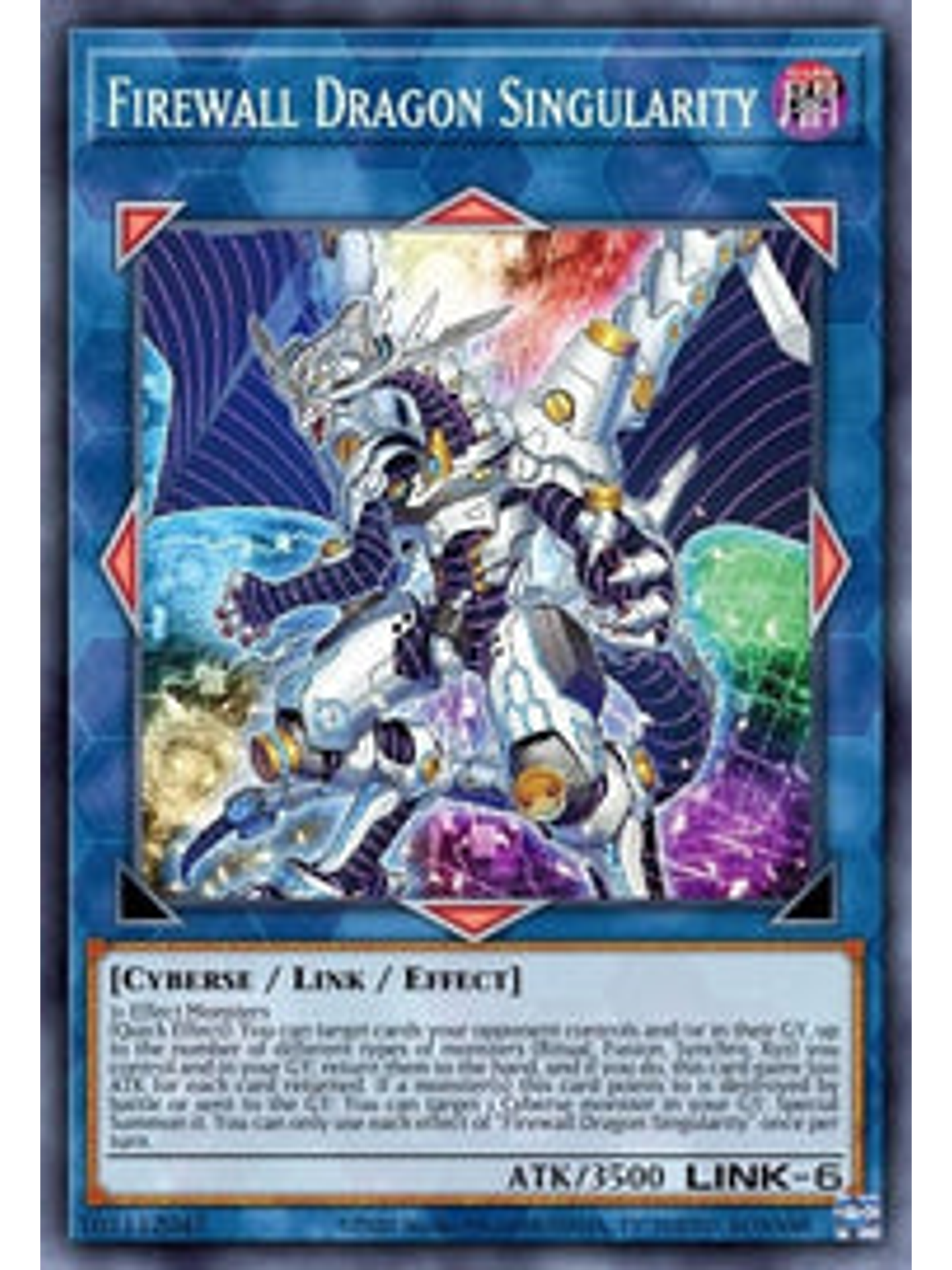 Firewall Dragon Singularity - CYAC-EN047 - Secret Rare 1st Edition 1