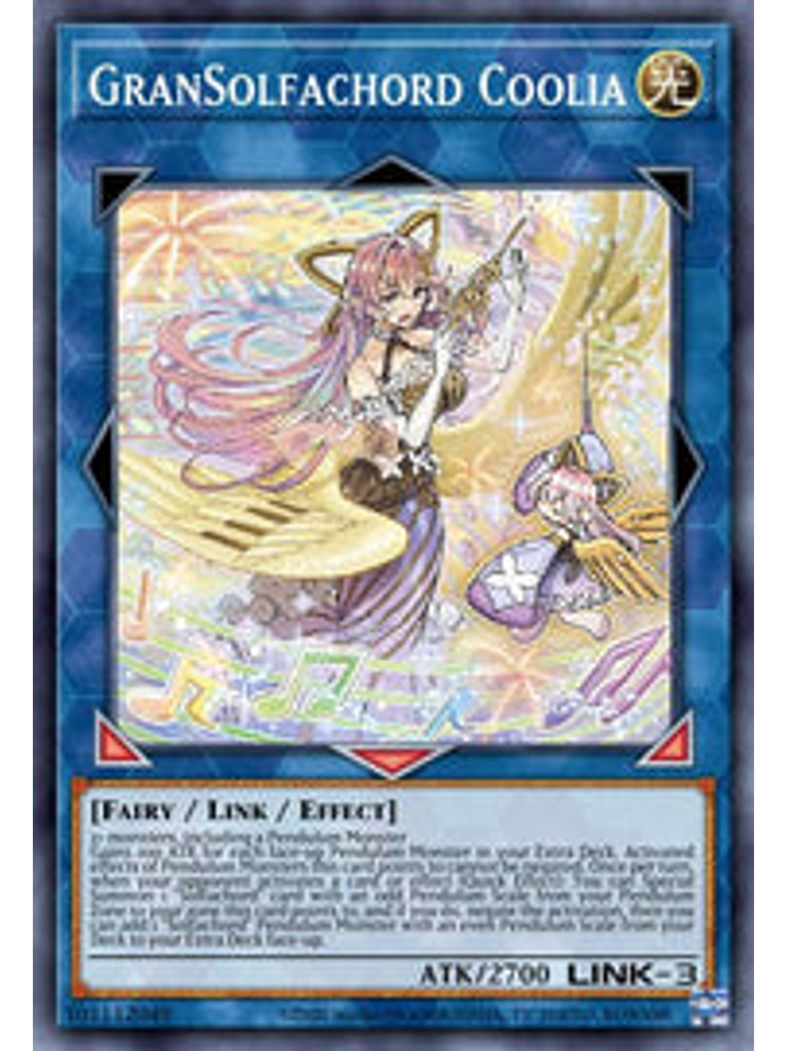 GranSolfachord Coolia - CYAC-EN049 - Super Rare 1st Edition 1