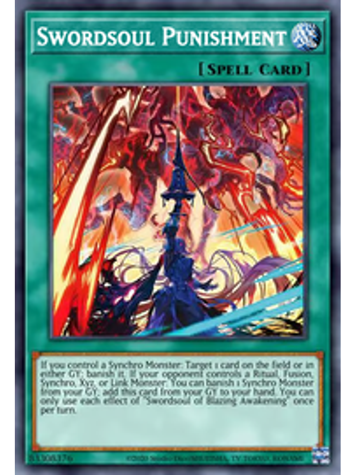 Swordsoul Punishment - CYAC-EN052 - Common 1st Edition 1