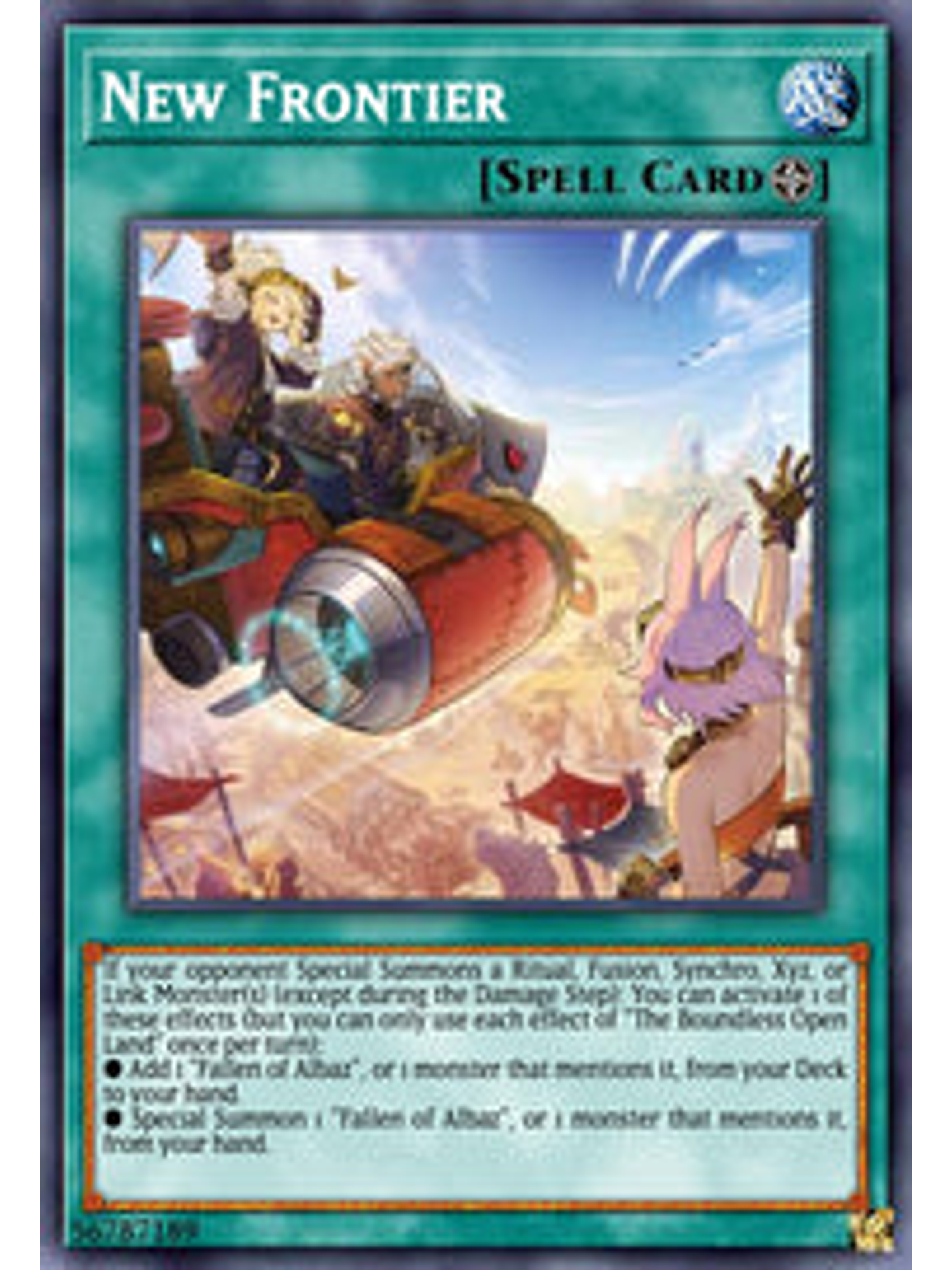 New Frontier - CYAC-EN054 - Common 1st Edition 1
