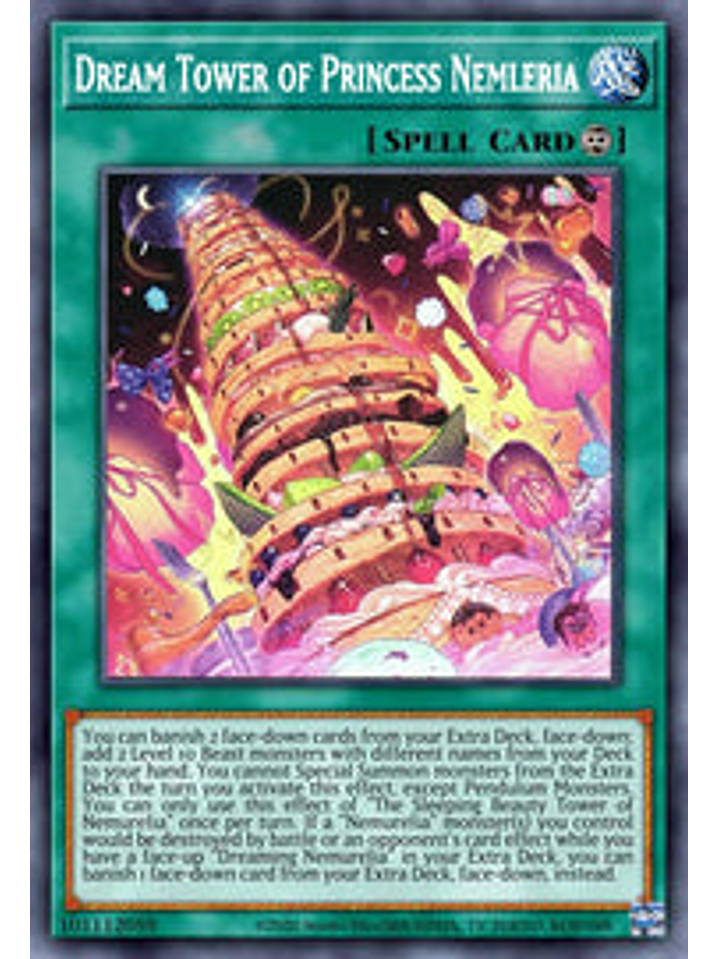 Dream Tower of Princess Nemleria - CYAC-EN059 - Common 1st Edition 1