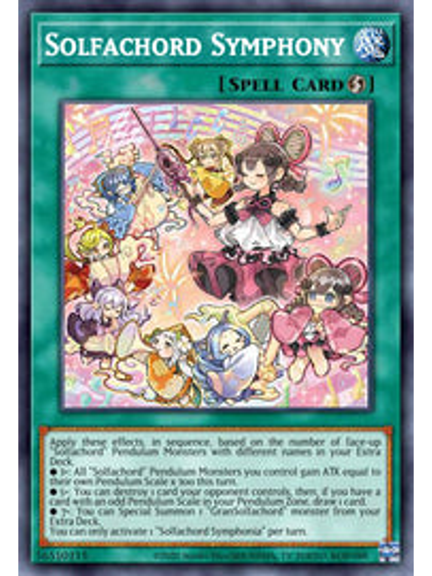 Solfachord Symphony - CYAC-EN065 - Common 1st Edition 1