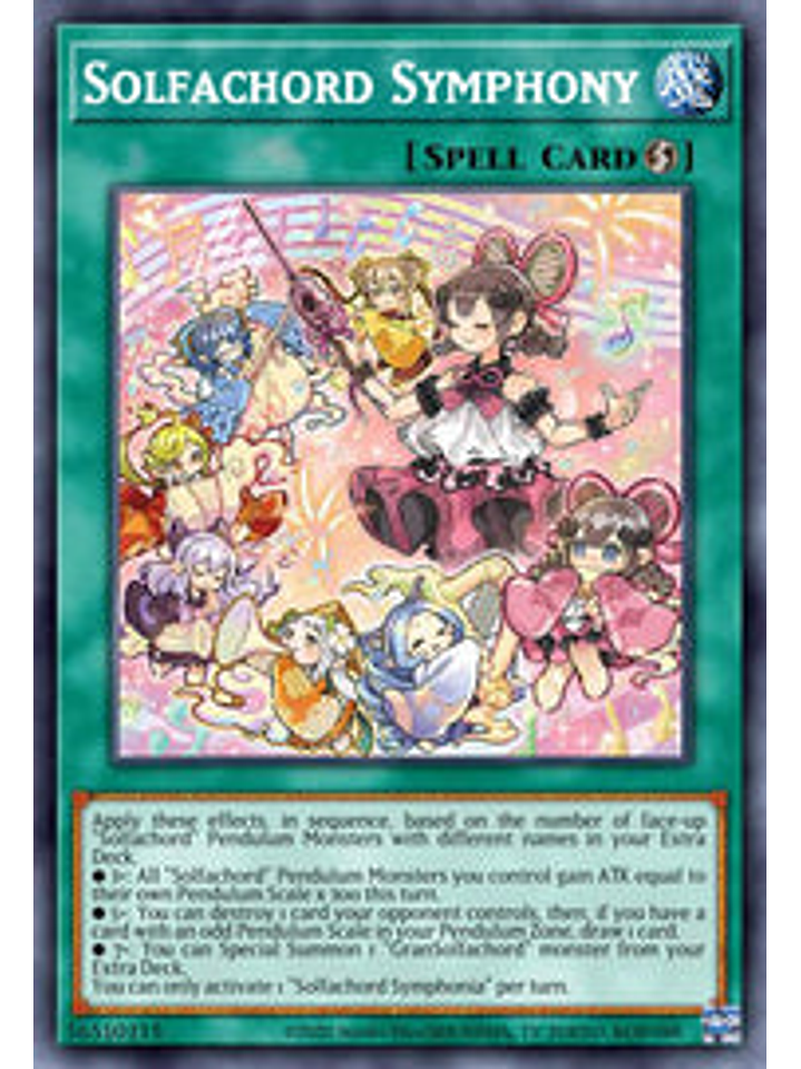 Solfachord Symphony - CYAC-EN065 - Common 1st Edition 1