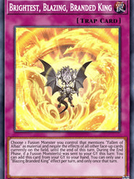 Brightest, Blazing, Branded King - CYAC-EN070 - Common 1st Edition