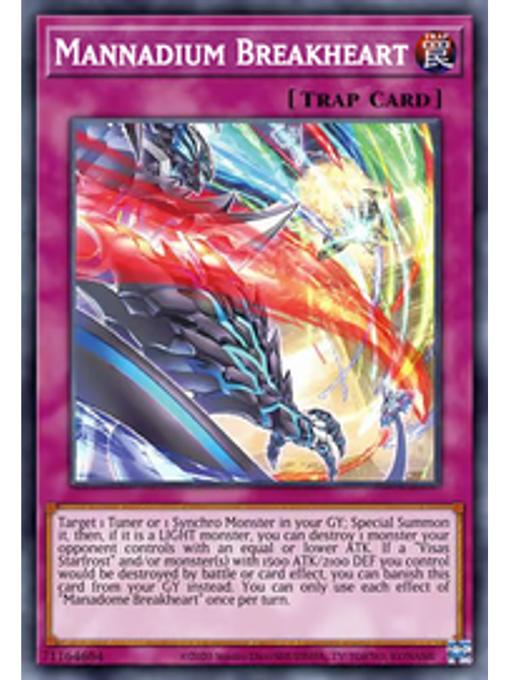 Mannadium Breakheart - CYAC-EN072 - Common 1st Edition 1