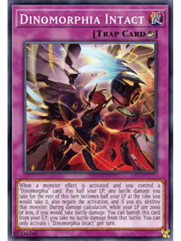 Dinomorphia Intact - CYAC-EN076 - Common 1st Edition 1