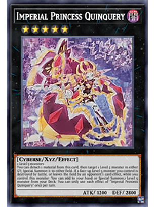 Imperial Princess Quinquery - CYAC-EN083 - Common 1st Edition