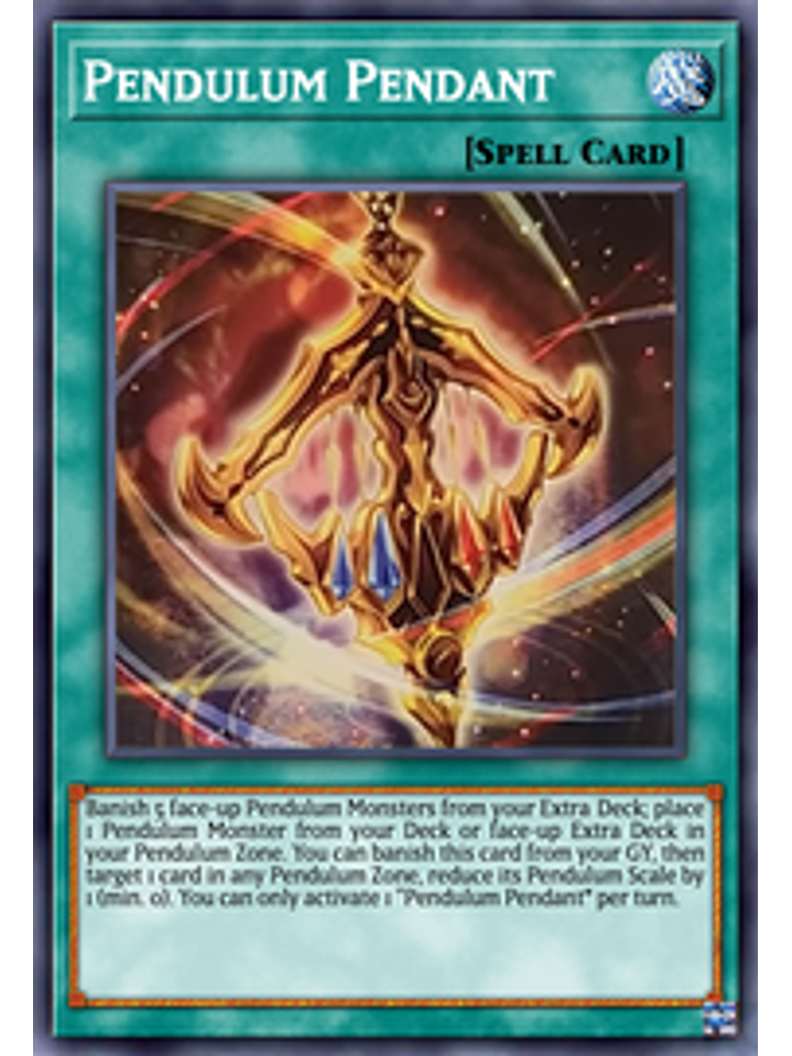 Pendulum Pendant - CYAC-EN084 - Common 1st Edition 1