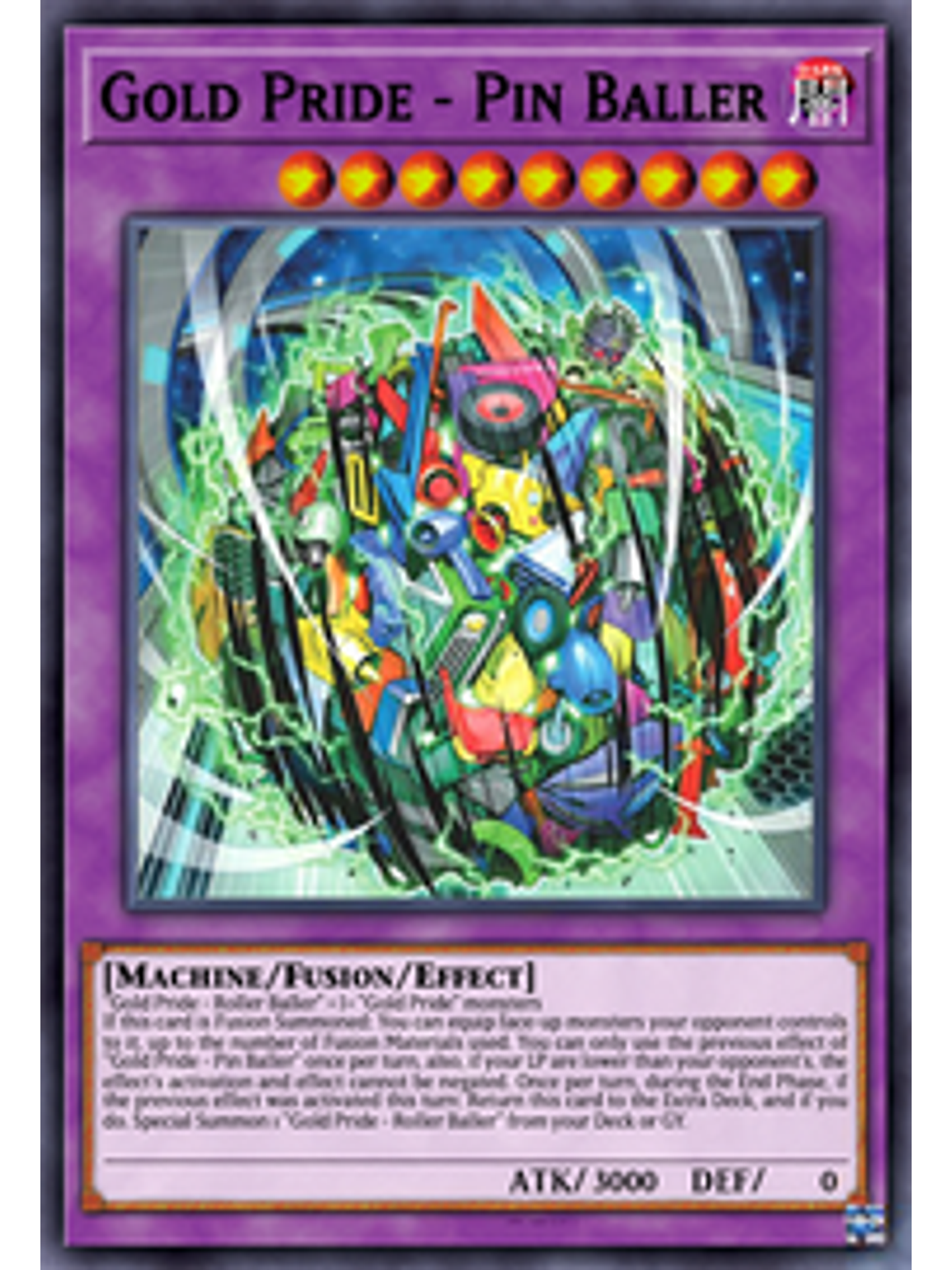 Gold Pride - Pin Baller - CYAC-EN087 - Ultra Rare 1st Edition 1