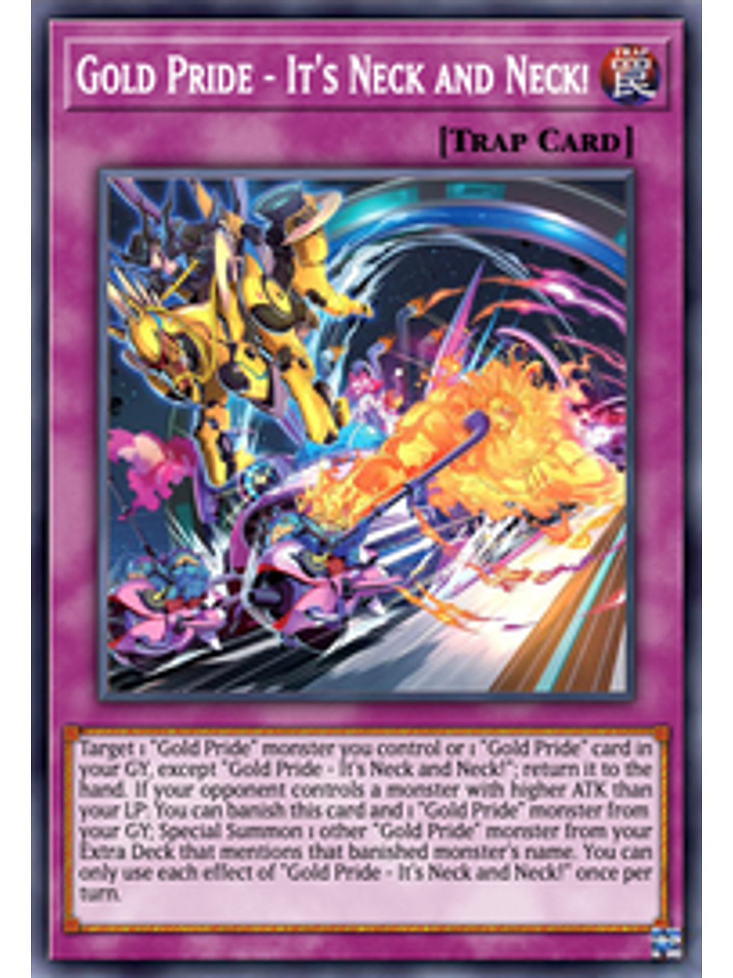 Gold Pride - It's Neck and Neck! - CYAC-EN092 - Common 1st Edition 1