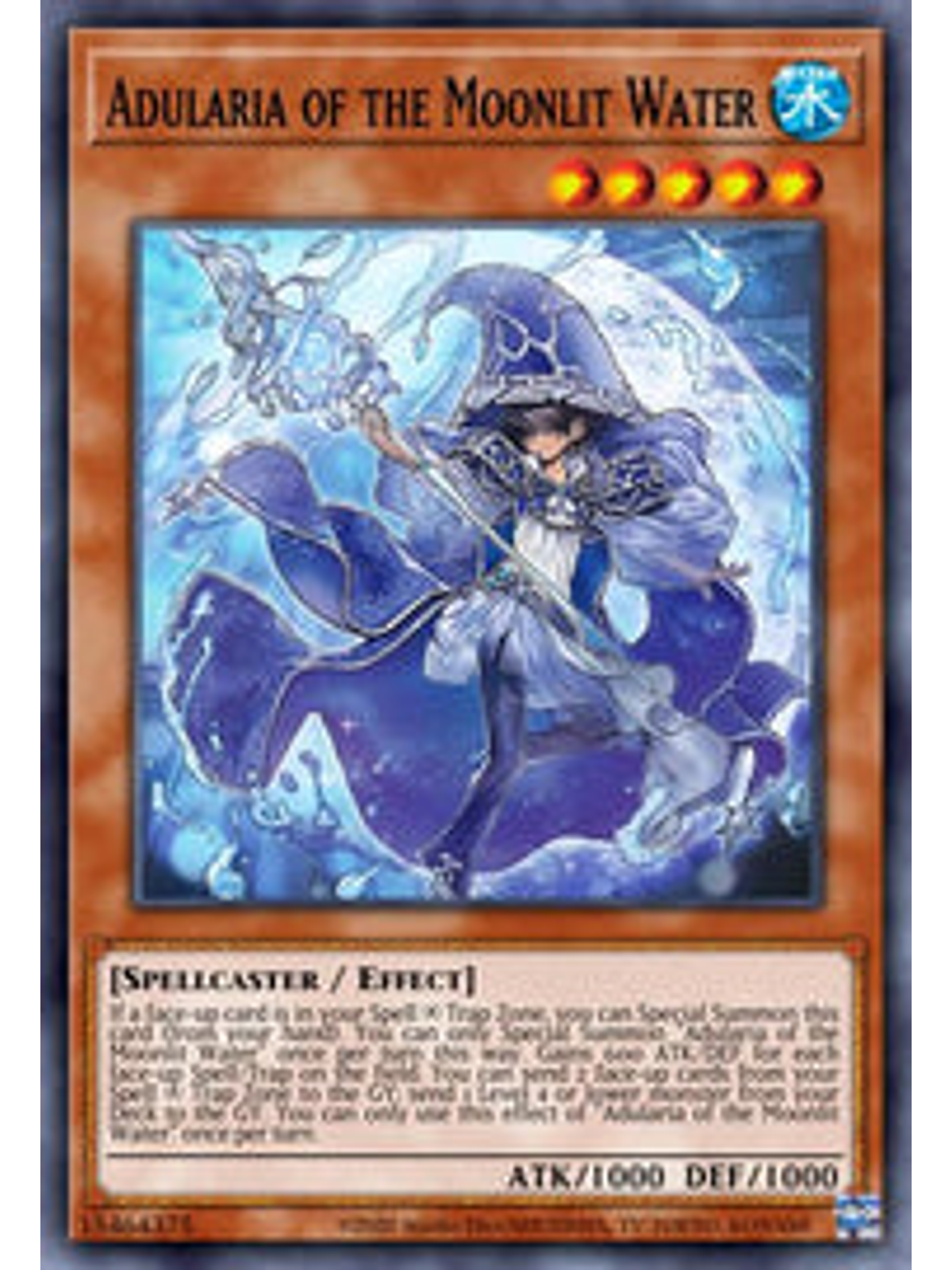 Adularia of the June Moon - CYAC-EN095 - Super Rare 1st Edition 1