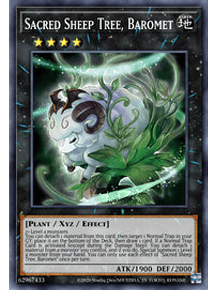 Baromet the Sacred Sheep Shrub - CYAC-EN097 - Super Rare 1st Edition