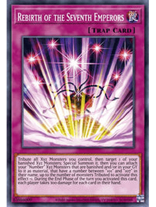 Rebirth of the Seventh Emperors - CYAC-EN099 - Super Rare 1st Edition