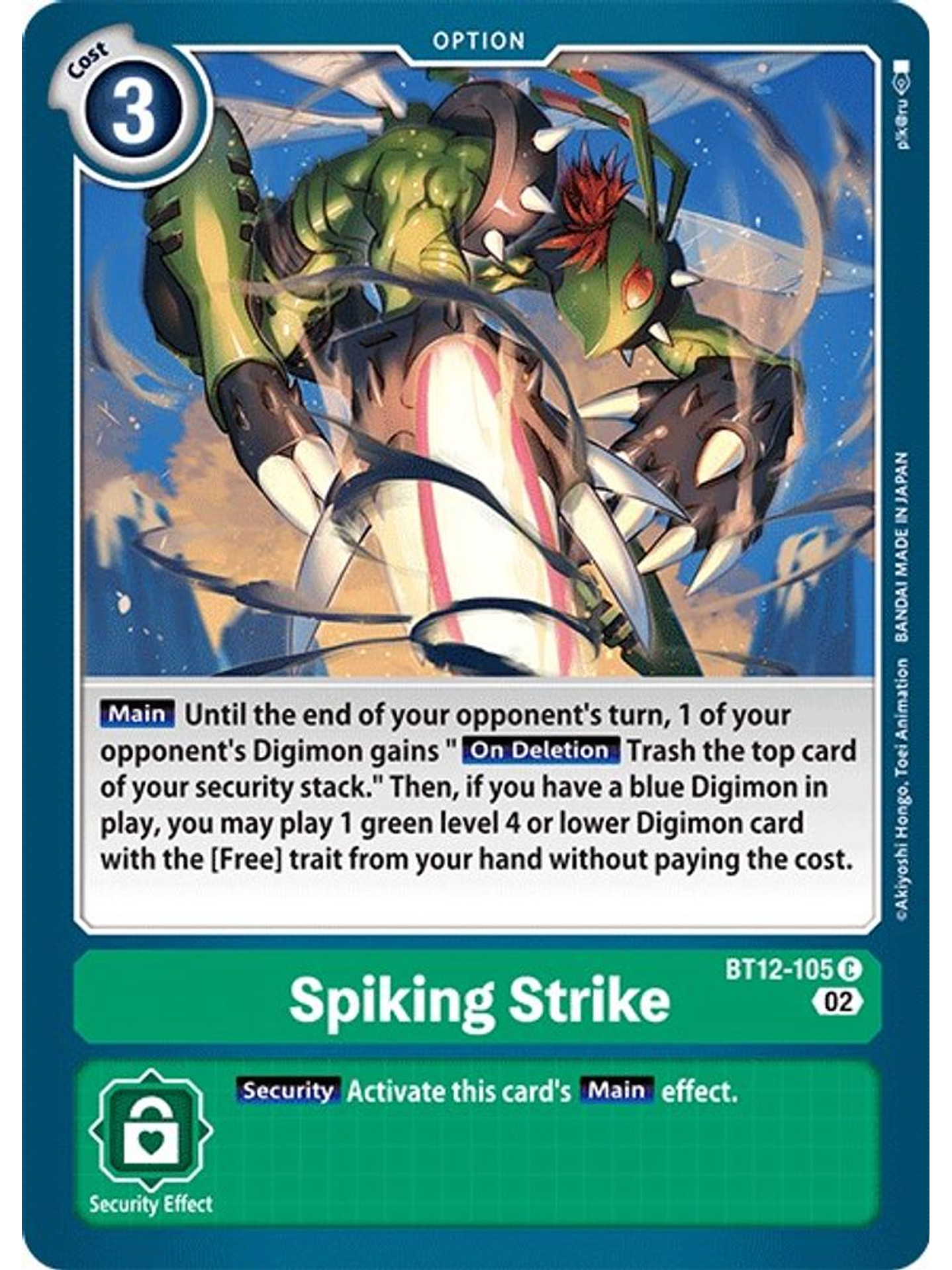 BT12-105 C Spiking Strike  1