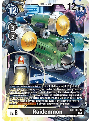 BT9-067 R Raidenmon (NO FOIL)