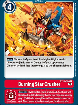 BT10-096 C Burning Star Crusher (NO FOIL)