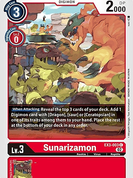 EX3-003 C Sunarizamon (NO FOIL)