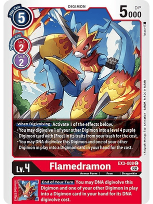 EX3-008 C Flamedramon (NO FOIL)