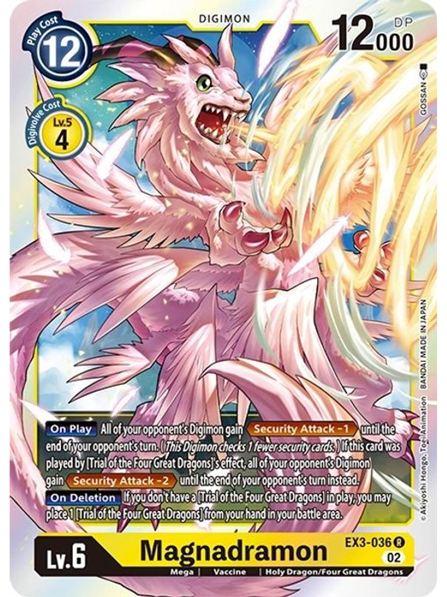 EX3-036 R Magnadramon (NO FOIL) 1