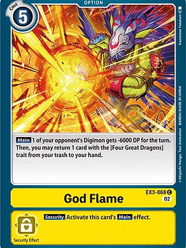 EX3-068 C God Flame (NO FOIL)