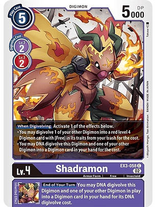 EX3-058 C Shadramon (NO FOIL)