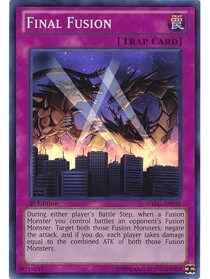 Final Fusion - DRLG-EN018 - Super Rare 1st Edition