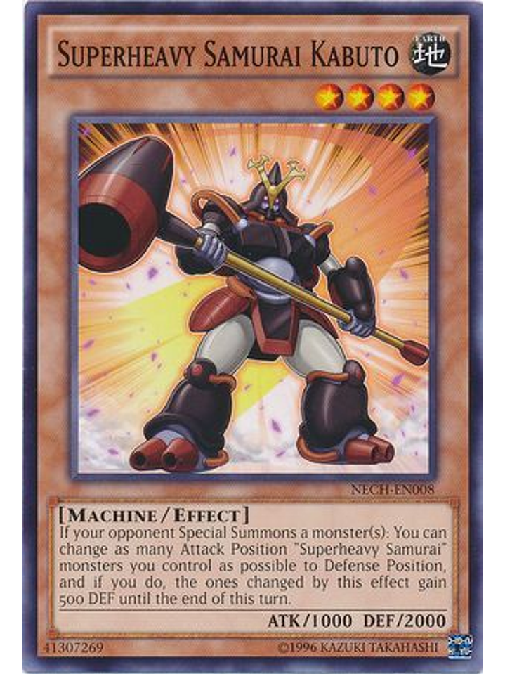Superheavy Samurai Kabuto - NECH-EN008 - Common Unlimited 1