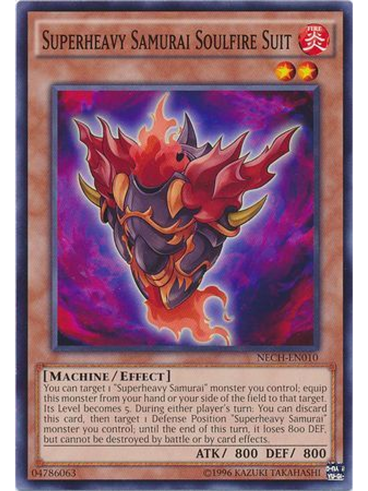 Superheavy Samurai Soulfire Suit - NECH-EN010 - Common Unlimited 1