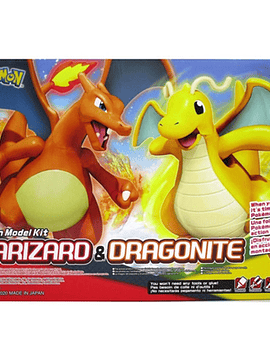 MODEL KIT POKEMON CHARIZARD & DRAGON