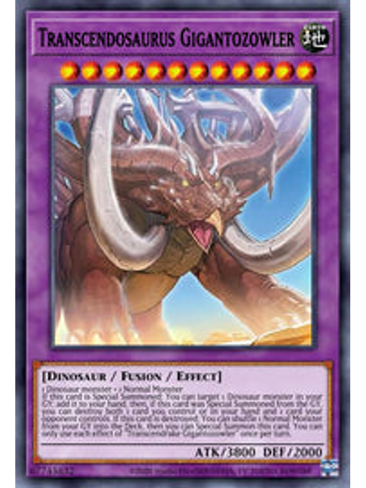 Transcendosaurus Gigantozowler - WISU-EN003 - Super Rare 1st Edition 1