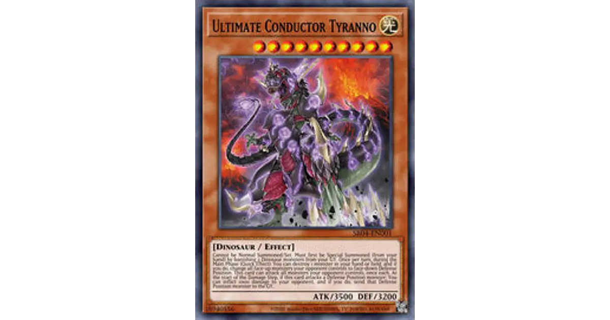 Yugi-oh! Ultimate Conductor Tyranno Wisu-en009 Rare Inglés