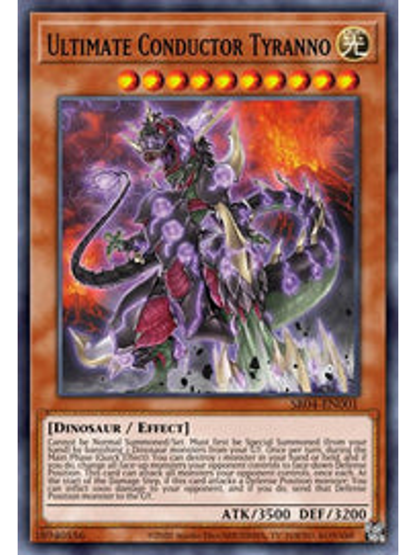 Ultimate Conductor Tyranno - WISU-EN009 - Rare 1st Edition 1